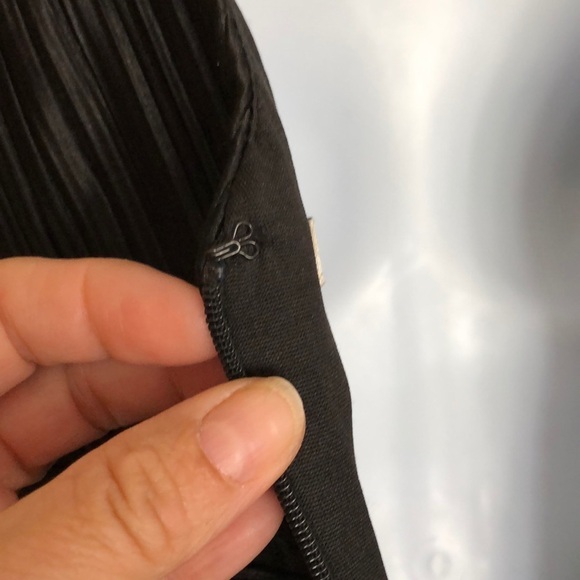 NEW Max & Cleo 2 Woven Textured Black Sheath Party Wedding Guest Cocktail Dress - Picture 6 of 8